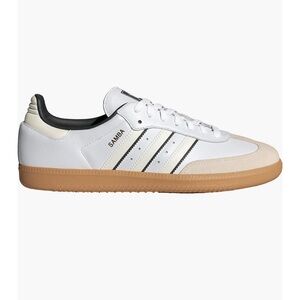 Adidas Samba OG double white, off white, black.